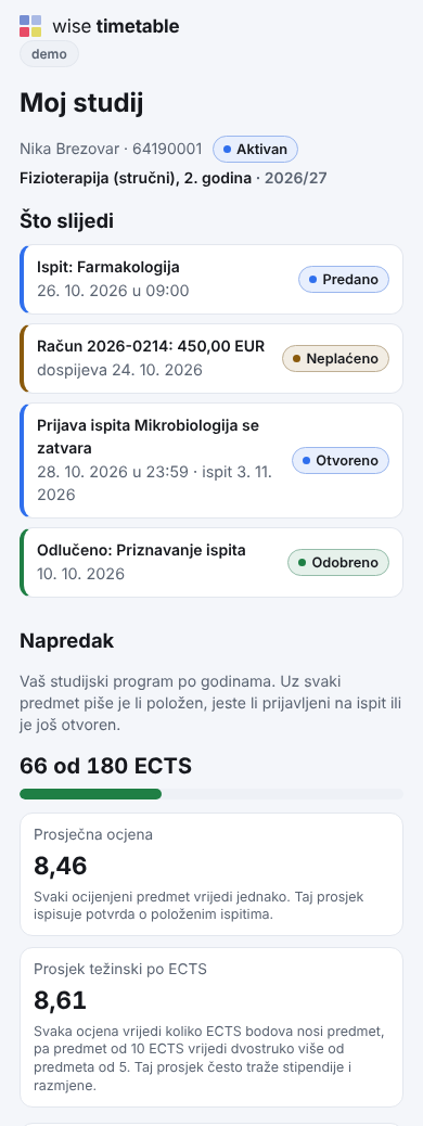 Studentski portal na mobitelu: što slijedi, najnovije poruke i napredak kroz nastavni plan po godinama